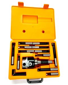 3 PIECE BORING TOOL SET WITH 3" HEAD, R8 SHANK & 3/4" BORING BAR SET (1001-0107)