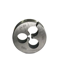 1/4-20 X 1-1/2" OD ADJUSTABLE ROUND SPLIT DIE (1016-1240)