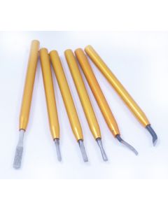 6 PIECE MINI DEBURRING & SCRAPING TOOL KIT (2001-0228)