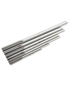 7 PIECE 1/8-1/2 X 1/16" HIGH SPEED STEEL CHUCKING REAMER SET (2006-0007)