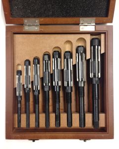 A-H 8 PIECE HIGH SPEED STEEL ADJUSTABLE BLADE REAMER SET (2006-0026)