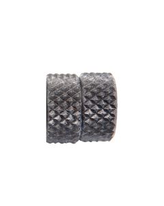 2 PIECE 5/8" DIAMOND PATTERN COARSE PITCH KNURLING WHEEL SET (2220-0314)