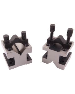 4-1/8 L X 4-1/8 W X 3-1/16 H PRECISION V-BLOCK & CLAMP SET  (3402-0003)