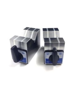 2 X 2-1/2 X 2 -3/4 ALUMINUM CAST MAGNETIC V-BLOCK SET (3402-0890)