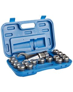 R8 17 PIECE ER-40 SPRING COLLET CHUCK SET (3900-0005)