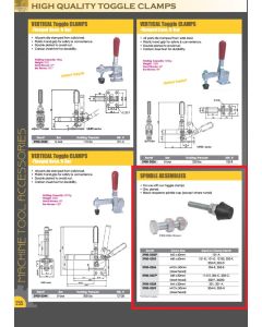 M4 X 20MM TOGGLE CLAMP SPINDLE ASSEMBLY  (3900-0358)