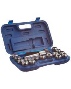 MT4 17 PIECE ER-40 SPRING COLLET CHUCK SET (3900-0504)