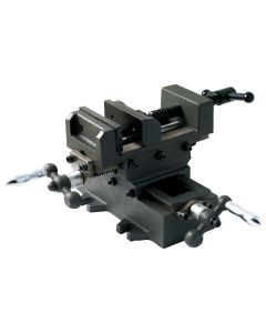 3" HEAVY DUTY CROSS SLIDE VISE WITH METRIC DIAL (3900-2703)