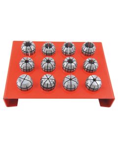 PRO SERIES 12 PIECE ER-20 SPRING COLLET SET WITH RACK (3901-5364)