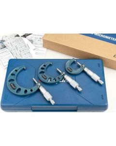 DASQUA 0-75MM 3 PIECE OUTSIDE MICROMETER SET (4111-8206)