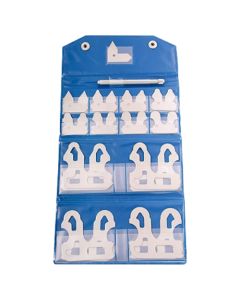 25 PIECE RADIUS GAGE SET IN PLASTIC CASE (4901-0040)