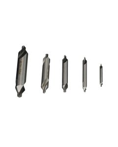 5 PIECE NO.1-NO.5 HIGH SPEED STEEL CENTER DRILL SET (5000-0020)