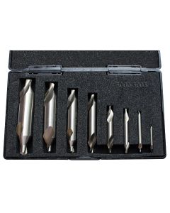 PRO-SERIES 8 PIECE HIGH SPEED STEEL NO.1-NO.8 CENTER DRILL SET (5000-3003)