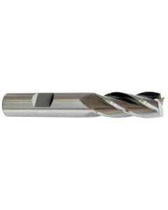 1 X 1" 4 FLUTE HIGH SPEED STEEL SINGLE END CENTER CUT END MILL (5802-1002)