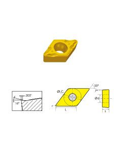 DCMT 21.52-EM  COATED CARBIDE INSERT (6004-1022)