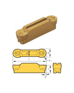 MRMN-200-M GRADE BPS253-CVD GROOVING INSERT (6024-3031)