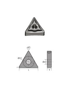 TNMG-331-EM nc-TiAIN COATED CARBIDE INSERT-XAF795  (6050-0331)