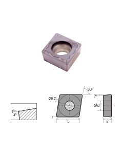 CCMT 21.52-EM COATED CARBIDE INSERT (6053-0112)