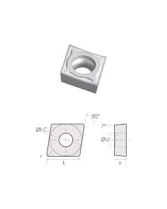 CCGX-431 LH CARBIDE INSERT FOR ALUMINUM (6054-0431)