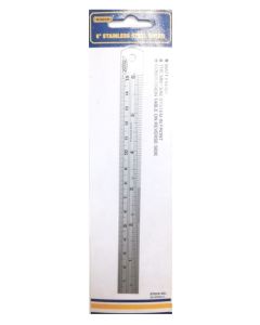 6"/15CM STAINLESS STEEL RULER (7019-0001)