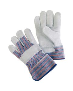 1 DOZEN HEAVY DUTY LEATHER PALM GLOVES (8070-0007)